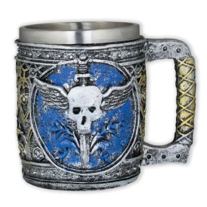 Taza Resina Ornamento Calavera Alada To 39609 Tole10.