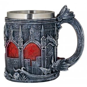 Taza Resina Ornamento Gothic Church. Tol 39614 Tole10.