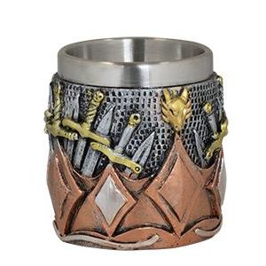 Vaso Chupito Resina Espadas 39747 Tole10.