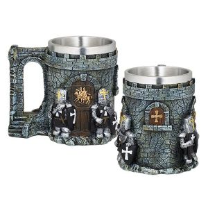 Taza Resina Xl Castillo con Templarios 39752 Tole10.