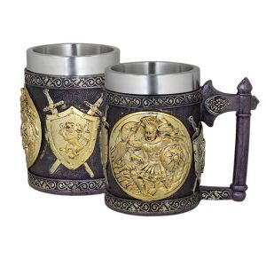 Taza Resina Ornamento Romano Xxl 39802 Tole10.