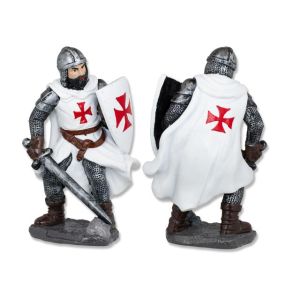Templario Blanco Resina Espada-escudo, 39877 Tole10.