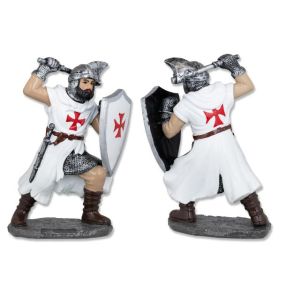 Templario Blanco Resina Hacha-escudo 18 39884 Tole10.