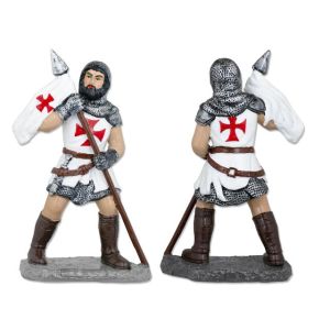 Templario Blanco Resina. Lanza. 17 cm 39892 Tole10.