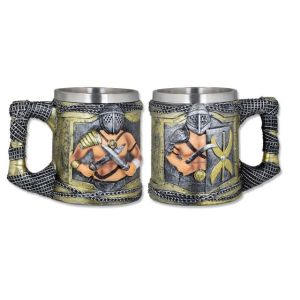 Taza Gladiadores. Tole10. Resina 12 cm 39896.