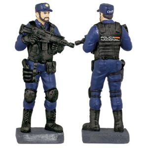 Figura Resina Tole10. Pol. Nac. T. 15 cm 39906.