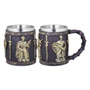 Taza Resina Ornamento Templario Tole 10 39937 Tole10.