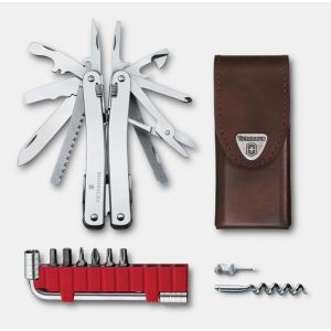 NAVAJA VICTORINOX SWISS TOOL X PLUS, F/PIEL CON LLAVE 3.0235.L