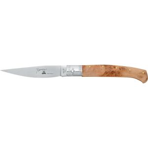 Navaja italiana FOX NURAGUS 565/18 con hoja de acero 420C de 8 cm y empuñadura de madera de enebro de 10 cm