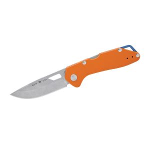 Navaja Buck MUSTANG DARK BLUE ANODIZED 724ORS con hoja de acero 420HC de 8,26 cm y empuñadura de aluminio de 11,24 cm