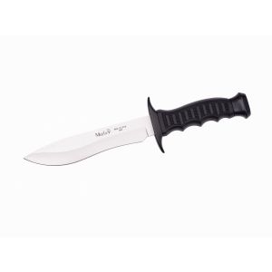 Muela Cuchillo Big Mountain 85-161 hoja de acero MoVa de 15 cm y empuñadura de goma negro.