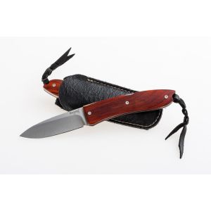 Navaja italiana LIONSTEEL 8800 ST opera hoja de acero AISI D2 de 7,5 cm y empuñadura de madera de olivo