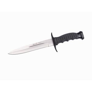 Muela Cuchillo Big Mountain 95-191 hoja de acero MoVa de 18 cm y empuñadura de goma negro.