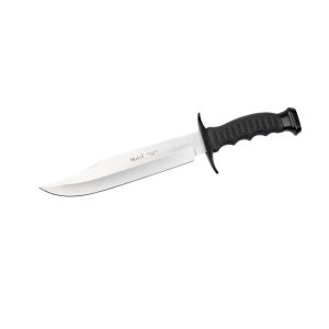 Muela Cuchillo Big Mountain 95-221 hoja de acero MoVa de 22 cm y empuñadura de goma verde.