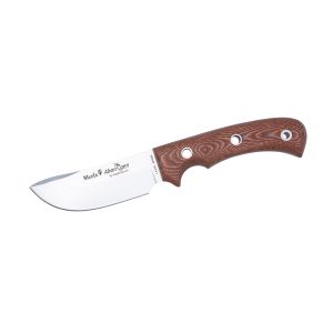 Muela Cuchillo ABORIGEN-12C hoja de acero MoVa de 12 cm y empuñadura de micarta marrón.
