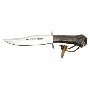 Muela Cuchillo ALBAR-18H hoja de acero MoVa de 18 cm y empuñadura de asta de ciervo.