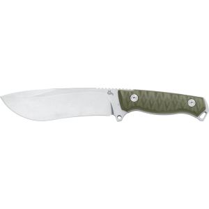 Navaja BlackFox GOLEM BF-757 OD con hoja de acero D2 de 14.5 cm y empuñadura de G-10 verde de 12.5 cm