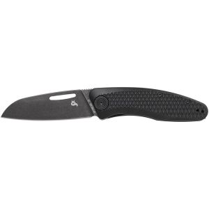 Navaja BlackFox FERESA BF-762 BB con hoja de acero D2 de 8.3 cm y empuñadura de Aluminio anodizado negro de 10.8 cm