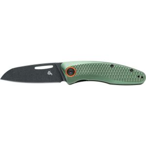 Navaja BlackFox FERESA BF-762 OD con hoja de acero D2 de 8.3 cm y empuñadura de Aluminio verde menta de 10.8 cm
