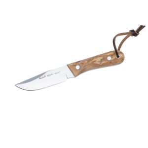 Muela Cuchillo BISON-9OL hoja de acero MoVa de 9 cm y empuñadura de olivo.