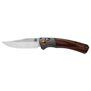 Navaja Benchmade Crooked River 15080-2 con hoja de acero Acero CPM S30V de 10.2 cm y empuñadura de Madera estabilizada de 13.4 cm