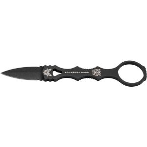 Cuchillo lanzamiento Benchmade 173 Mini Socp Dagger 173BK con hoja de acero 440C (Inox) de 5.6 cm y empuñadura de Acero inoxidable 440C de 10.3 cm