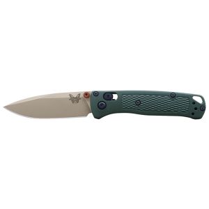 Navaja Benchmade Mini Bugout Taiga Green 533TN_2601 533TN_2601 con hoja de acero Elmax de 7.2 cm y empuñadura de Grivory de 9.3 cm