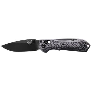Navaja Benchmade Mini Freek 565BK-02 con hoja de acero CPM M4 de 7.6 cm y empuñadura de G-10 de 10.3 cm