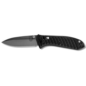 Navaja Benchmade Mini Presidio II 575-1 con hoja de acero Acero CPM S30V de 8.1 cm y empuñadura de Fibra de carbono de 10.9 cm