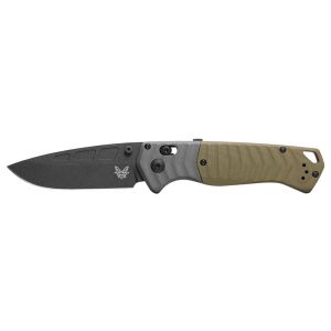 Navaja Benchmade PSK 593BK con hoja de acero Acero CPM Magnacut de 8.8 cm y empuñadura de G-10 de 12.5 cm