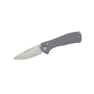 Navaja Buck MINI RANGE PRO GRIS 0790GYS1-B con hoja de acero 154CM de 6,7 cm y empuñadura de Nylon GFN de 9,2 cm