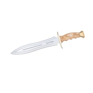 Muela Cuchillo BW-24.OL hoja de acero MoVa de 24 cm y empuñadura de madera de olivo.