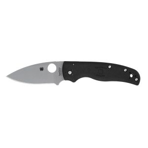 Navaja Spyderco SHAMAN FRN negra filo liso C229PBK con hoja de acero Acero inoxidable CTS-BD1N de 9.1 cm y empuñadura de Nailon FRN de 11,9 cm