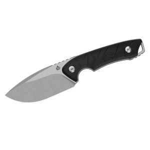 Navaja QSP TINY TOT G-10 STW QS169-A1 negra  con hoja de acero Acero inoxidable 10Cr15MoV de 8.9 cm y empuñadura de G-10 de 12.2 cm