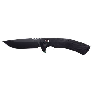 Navaja Acta Non Verba A400 BB DLC SLEIPNER G10 BLACK / ALOCK 400-001 con hoja de acero Sleipner de 10,5 cm y empuñadura de G-10 de 14,3 cm