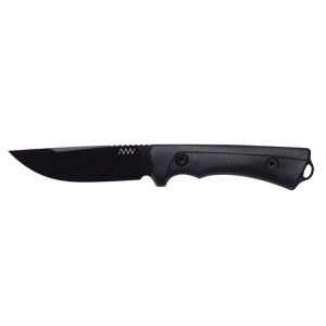 Cuchillo Acta Non Verba P200 CERAKOTE BLACK GRNPU BLACK KYDEX BLACK ANVP200-046 con hoja de acero Sleipner de 10,5 cm y empuñadura de Nylon GRN de 13 cm