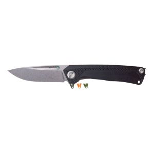 Navaja Acta Non Verba Z200 PLUS BB STONEWASH con hoja de acero Sleipner 8,5 cm y empuñadura de G10 de 12 cm.