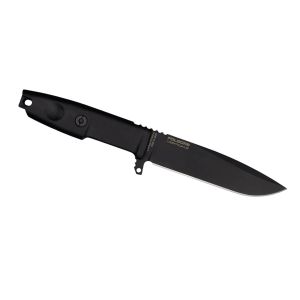 Cuchillo Extrema Ratio FOLGORE VERTICALE 0202/M3/BLK/BLK con hoja de acero inoxidable BöHLER M390 (61HRC) de 12.8 cm y empuñadura de Forprene de 11.4 cm