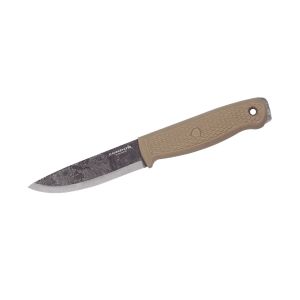 Cuchillo Condor TERRASAUR con hoja de acero 1095 de 10,5 cm y empuñadura de nogal de 12,3 cm.