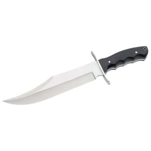 Navaja CJH Herbertz BLADE ART000113 con hoja de acero inoxidable AISI 440 de 25 cm y empuñadura de Madera Pakkawood negra de 13 cm