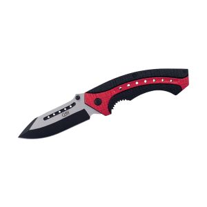 Navaja CJH Herbertz 10000350 con hoja de acero AISI 420 de 8.9 cm y empuñadura de Aluminio de 12.1 cm