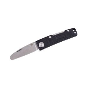 Navaja CJH Herbertz KIDS BLACK 10000759 con hoja de acero inoxidable 8Cr13MoV de 7.5 cm y empuñadura de Nylon GFN de 10 cm