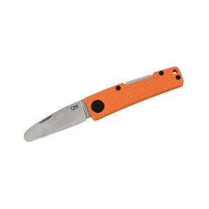 Navaja CJH Herbertz KIDS ORANGE 10000761 con hoja de acero inoxidable 8Cr13MoV de 7.5 cm y empuñadura de Nylon GFN de 10 cm