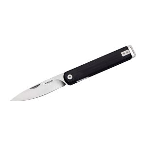 Navaja CJH Herbertz BLACK G-10 10001080 con hoja de acero D2 de 9.3 cm y empuñadura de G-10 de 12 cm