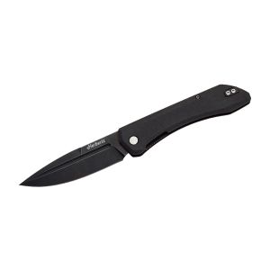 Navaja CJH Herbertz BLACK MICARTA 10001085 con hoja de acero D2 de 9.4 cm y empuñadura de Micarta de 12 cm