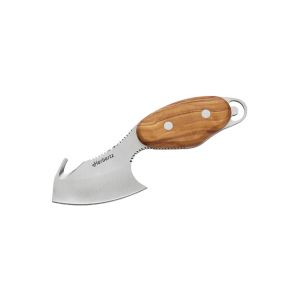 Cuchillo CJH Herbertz SKINNER OLIVE WOOD 10001168 con hoja de acero AN.58 de 6.5 cm y empuñadura de Madera de olivo de 8.5 cm