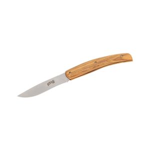 Navaja Herbertz SELEKTION 53024 con hoja de acero inoxidable AISI 440 de 8.2 cm y empuñadura de Madera de olivo de 10.4 cm