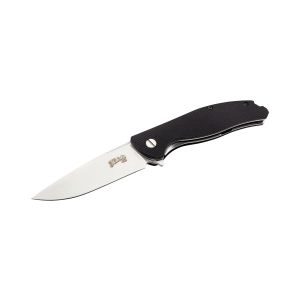 Navaja Herbertz SELEKTION 53038 con hoja de acero AISI 440A de 8.4 cm y empuñadura de G-10 de 11.2 cm