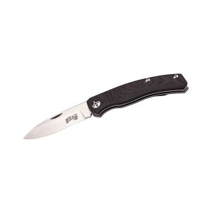 Navaja Herbertz SELEKTION 53050 con hoja de acero inoxidable AISI 440A de 8 cm y empuñadura de G-10 de 11 cm
