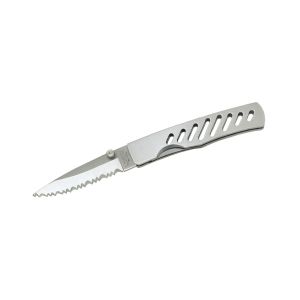 Navaja Herbertz STEEL HANDLE SERRATED 210109